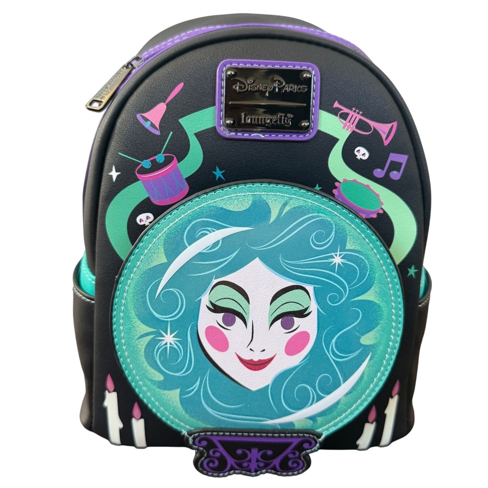 Disney Parks Loungefly Madame Leota Haunted Mansion Mini Backpack NWT Rare‎ Goth